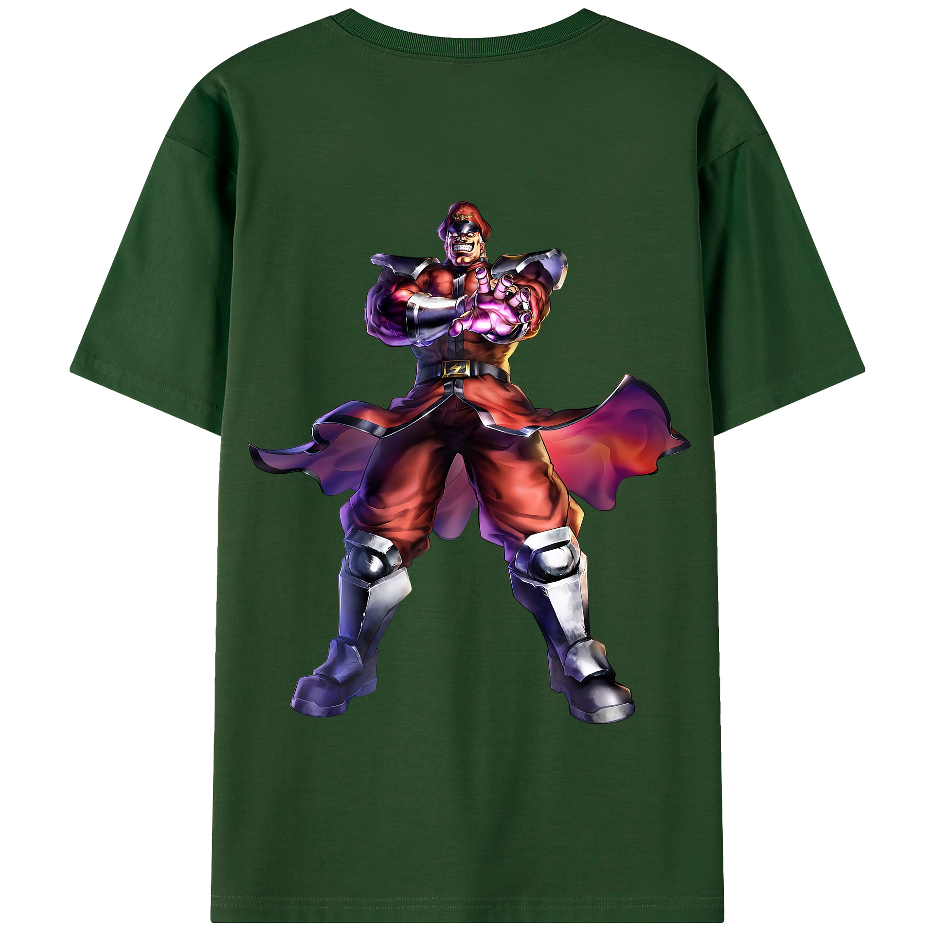 （画像用） 北斗の拳 Fist of the North Star 綿100％半袖Tシャツ（背面プリント）